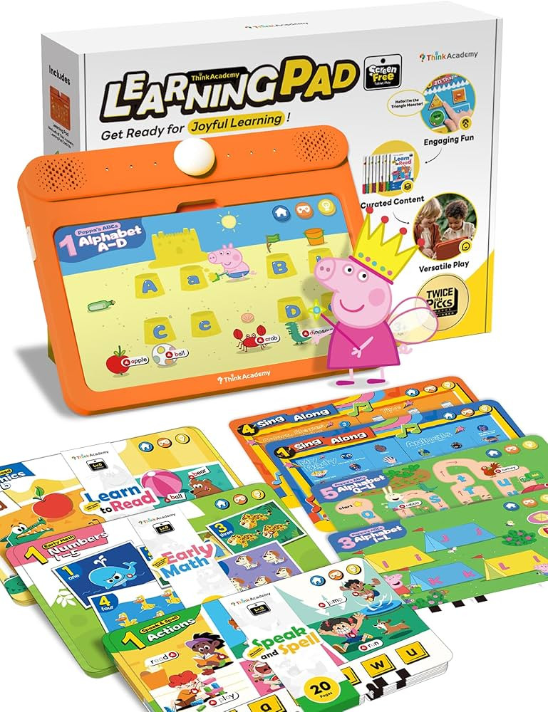 Kids Learning Pad - 70 Themes Educational Tablet to Learn Alphabet, Sight Words, Numbers, Music, ... | Amazon (US)