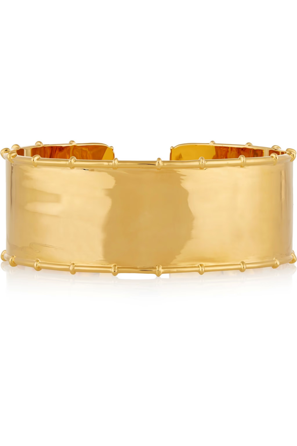 Bamboo gold-plated arm cuff | The Outnet (US and CA)