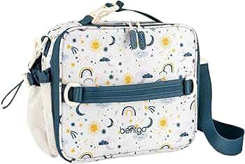 Bentgo® Kids Lunch Bag - Durable, Double Insulated, Water-Resistant Fabric, Interior & Exterior ... | Amazon (US)