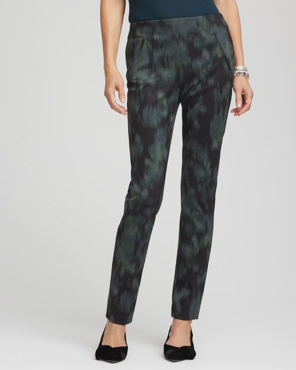 Brinkly Blur Juliet Slim Ankle Pants | Chico's