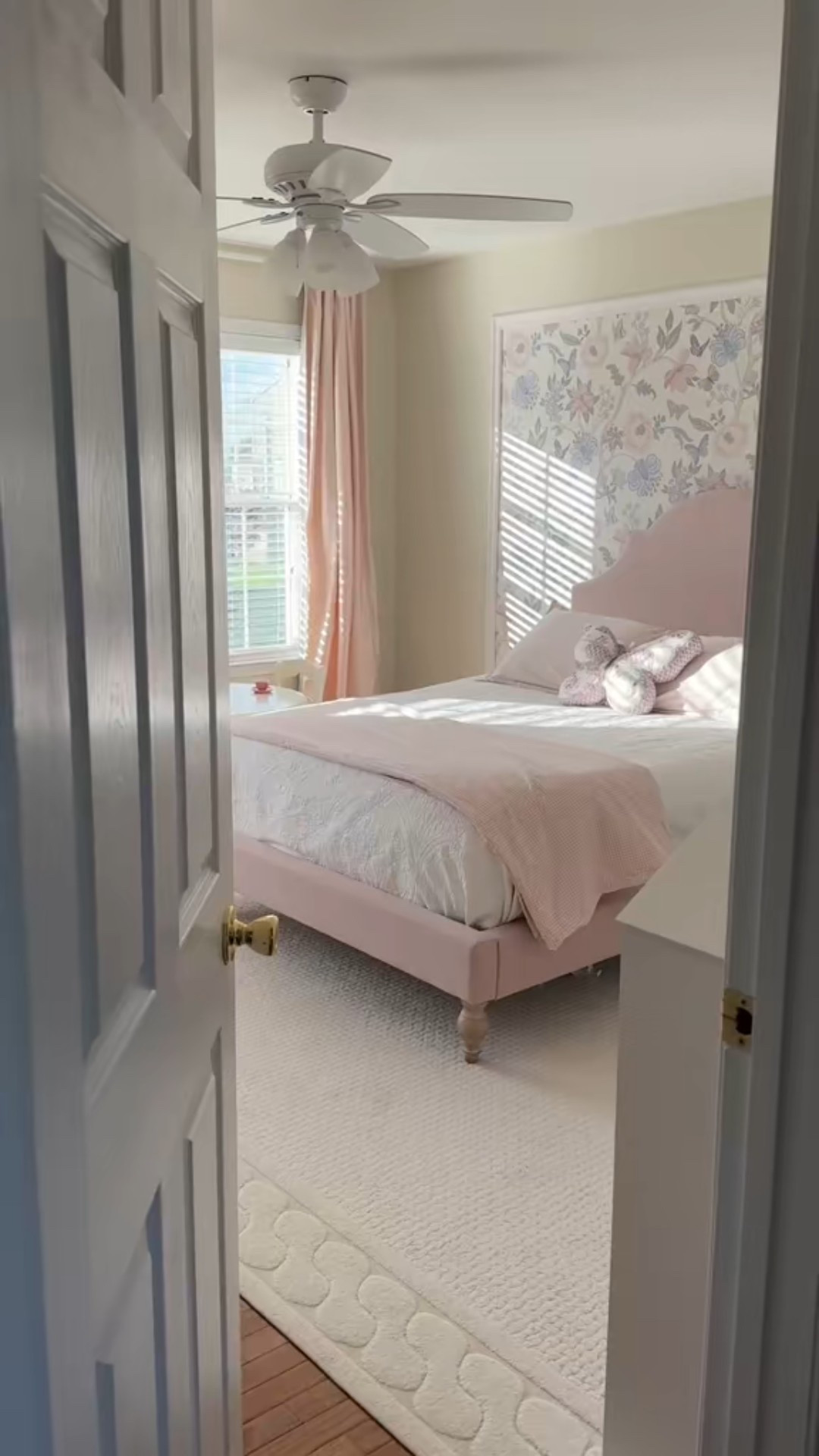 Little girls room, toddler bedroom, nursery, grandmillenial, preppy decor, pink room, wallpaper, play table, bookshelf

#LTKHome #LTKBaby #LTKKids