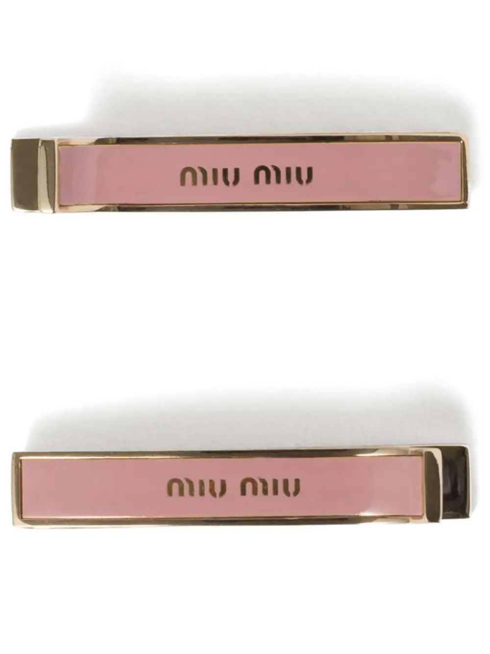 logo-engraved hair clips (pack of two) | Farfetch Global