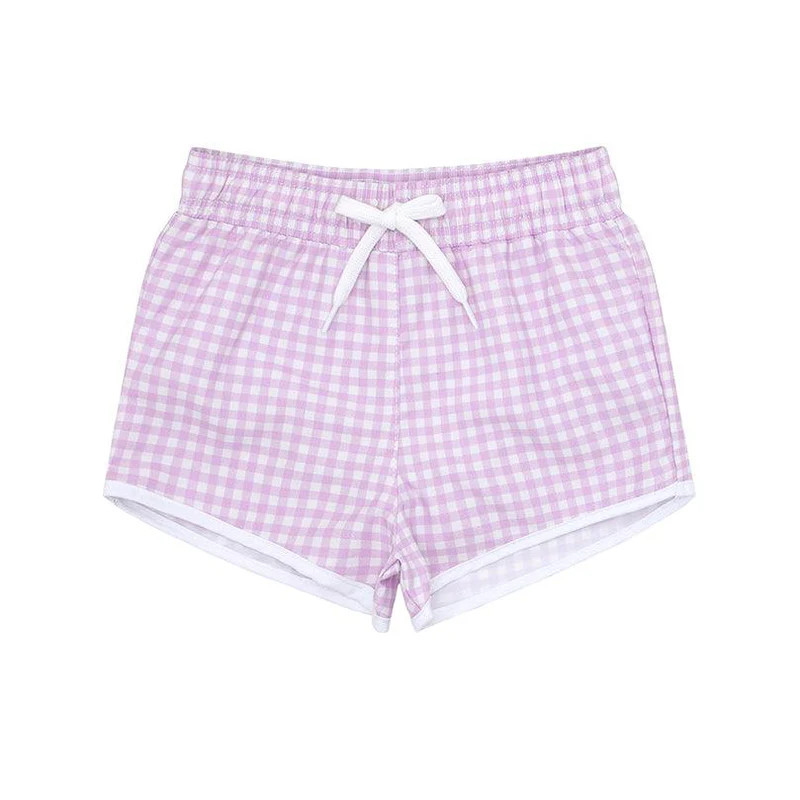 minnow x stoney clover lane lavender gingham boardie | minnow