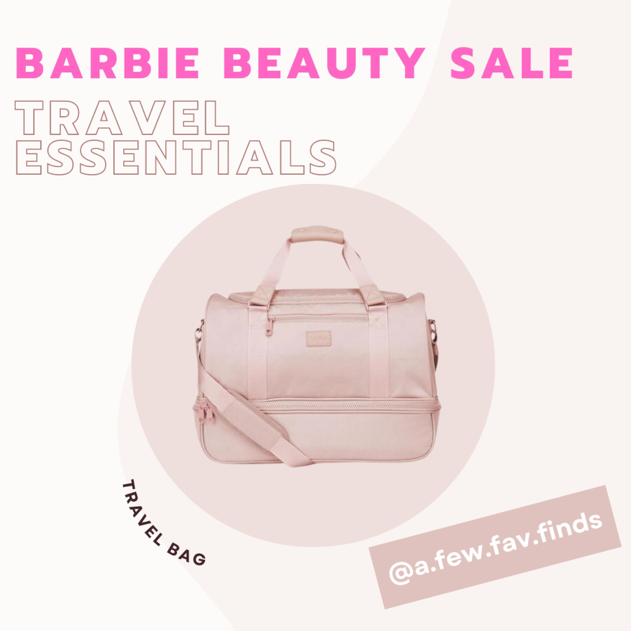 Barbie Duffle Bag - Pink