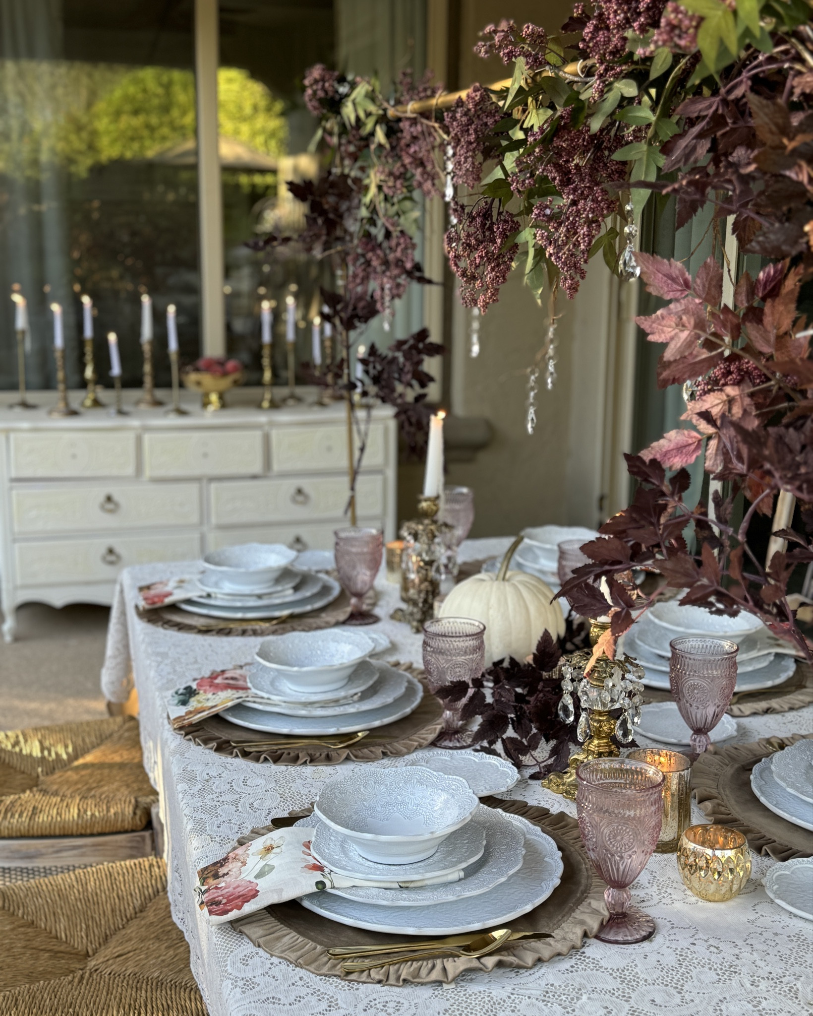 Burgundy Fall table 🍂

See below for  exact & similar options

#LTKParties #LTKSeasonal #LTKFindsUnder100