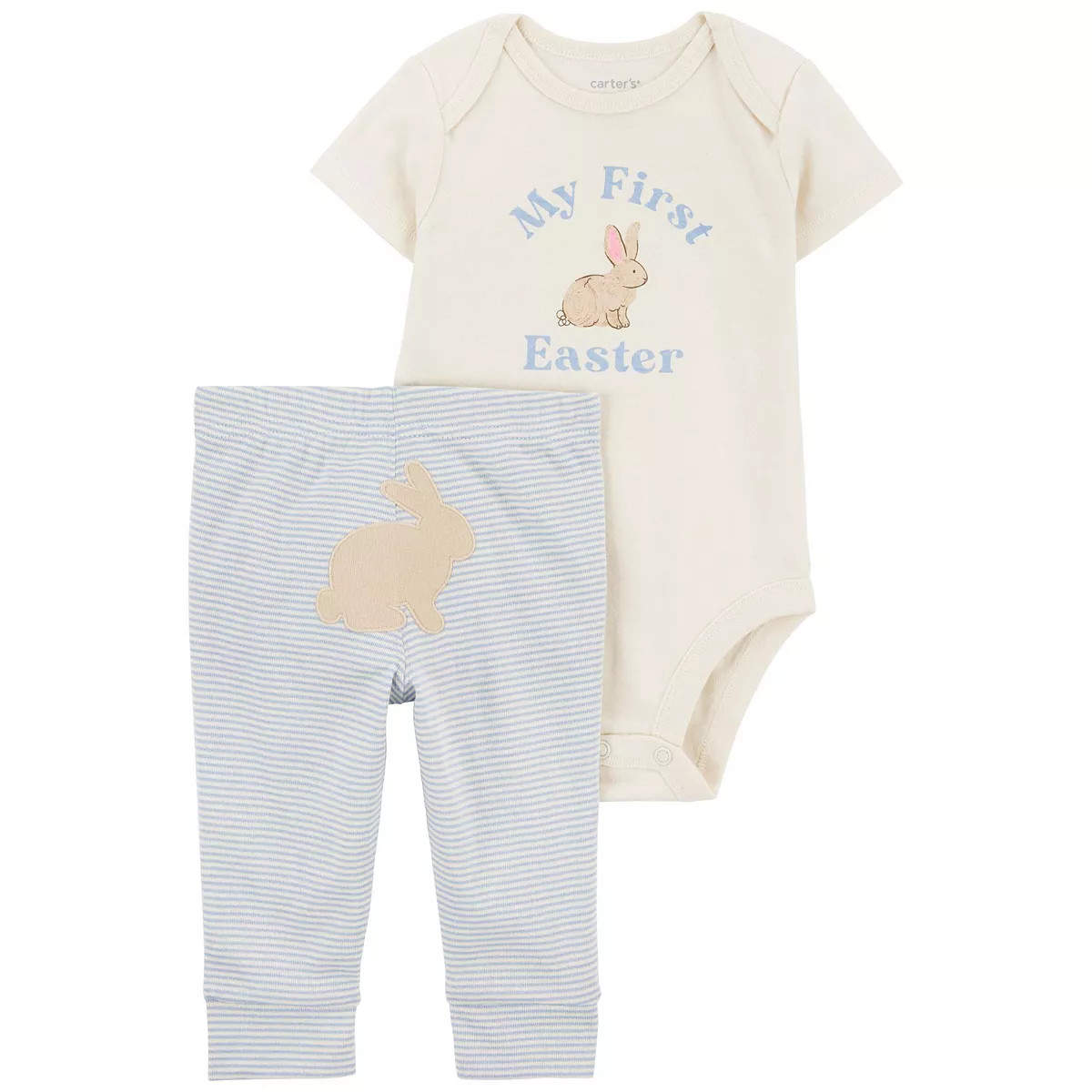 Baby Carter's 2-Piece My First Easter Romper & Pants Set | Kohl's