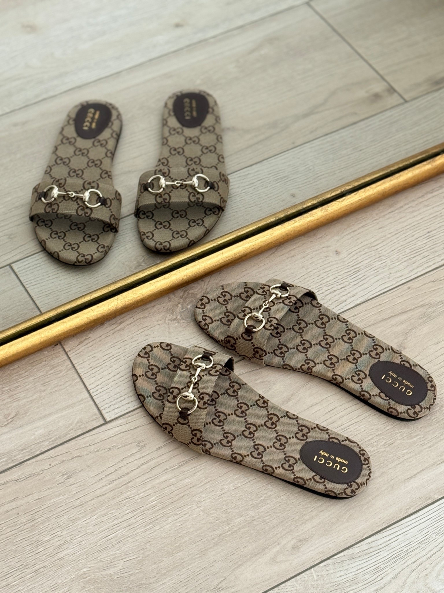 Splurge sandal for the summer. 

I’m usually a 10 or 11 I did a size 41 they fit perfect 
#gucci 