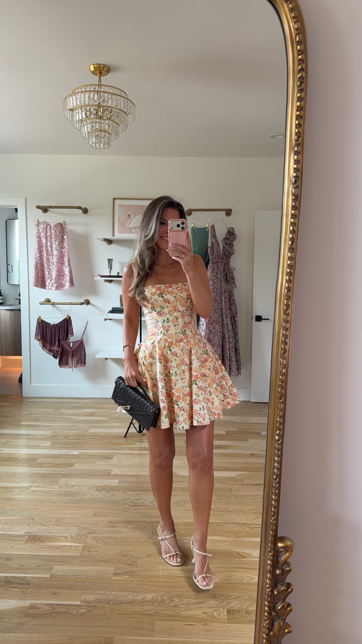 ivory floral corset-bodice mini with a full, flared skirt summer wedding guest  summer event dress 💍☀️

I’m 5’4” and wearing my normal size 2/small 

electric picks: emerson20 

summer wedding guest dresses, wedding guest dresses, cocktail dresses, semi-formal dresses, black tie wedding guest dresses, destination wedding guest dresses, garden party dresses, wedding guest outfit ideas

#LTKgrwm #LTKSeasonal #LTKWedding