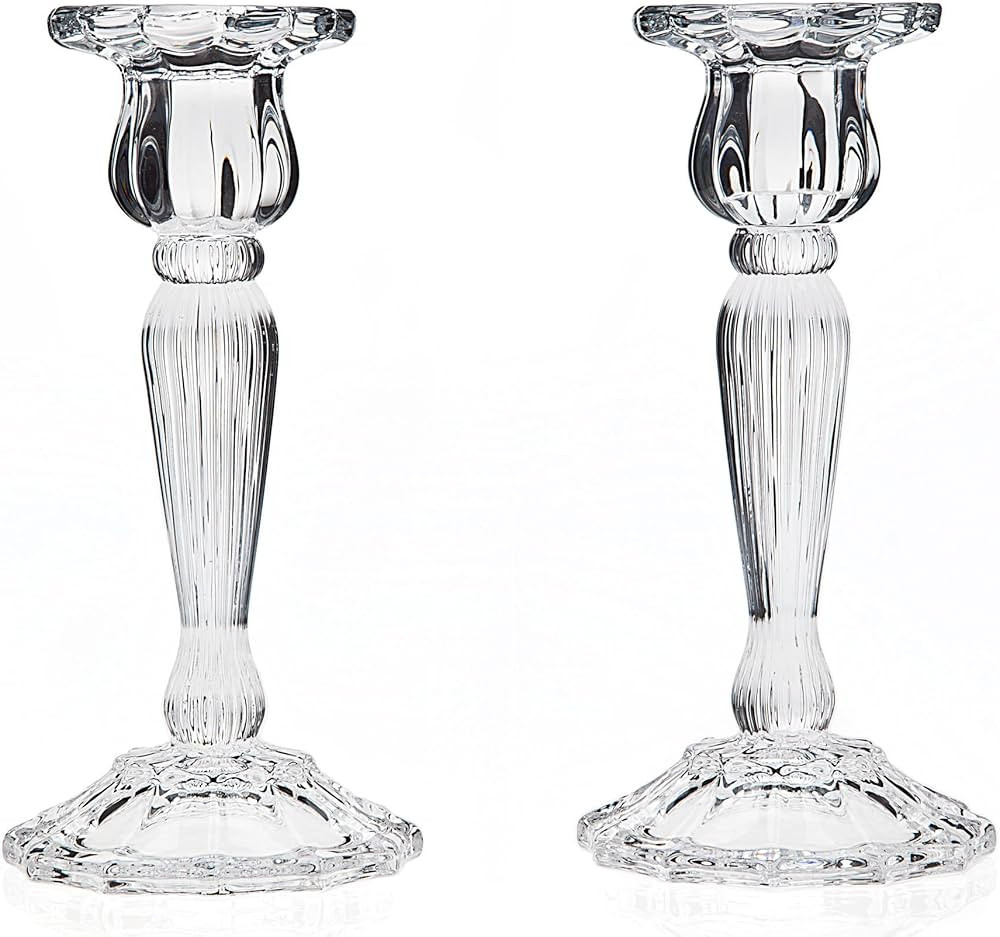 Godinger 2-pc. Triumph Crystal Candlestick Set | Amazon (US)