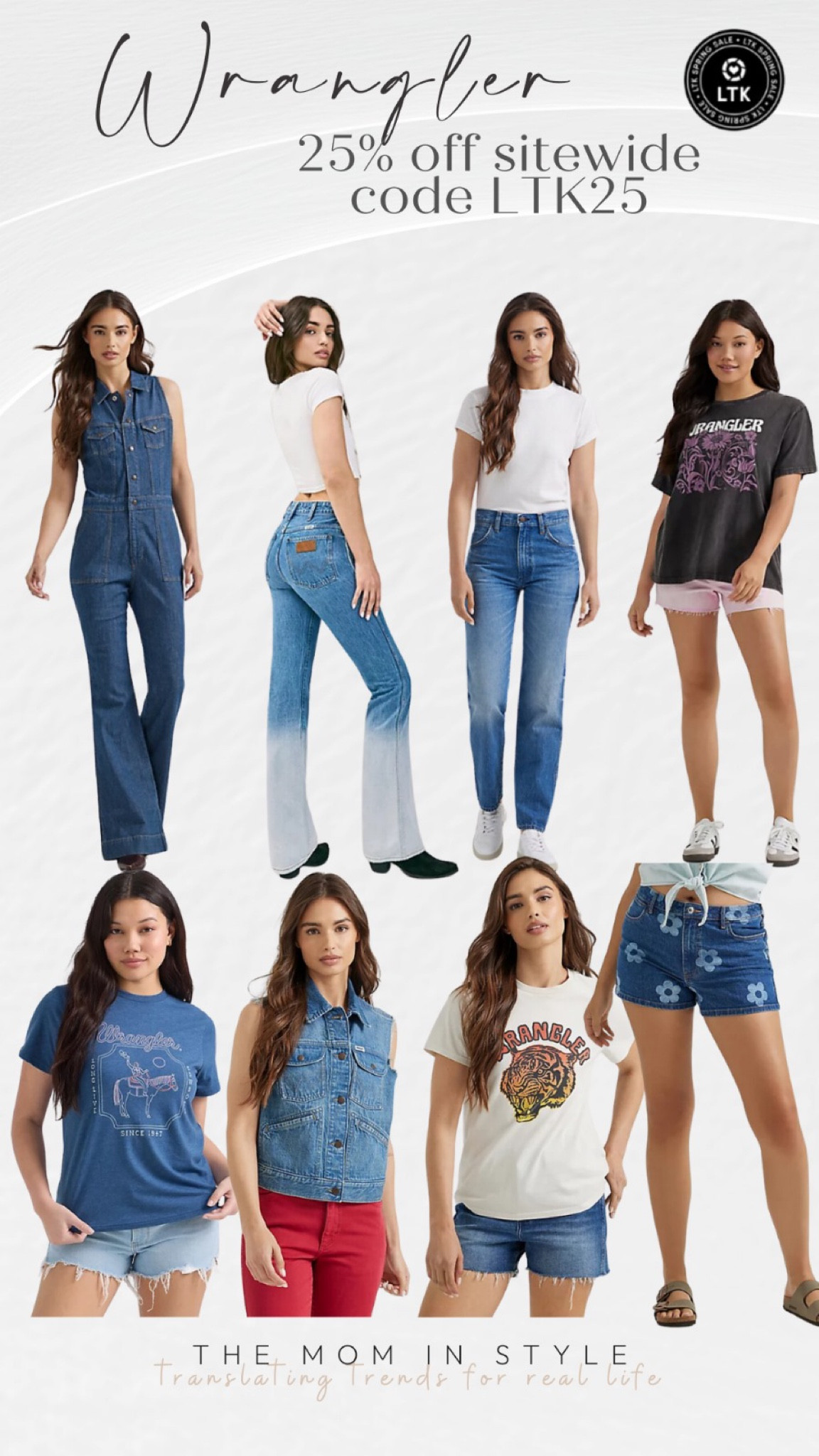 Wrangler 25% off sitewide 

#LTKfindsunder100 #LTKfindsunder50 #LTKSpringSale