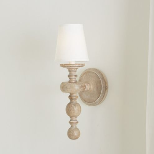 Peyton 1-Light Wood Sconce | Ballard Designs, Inc.