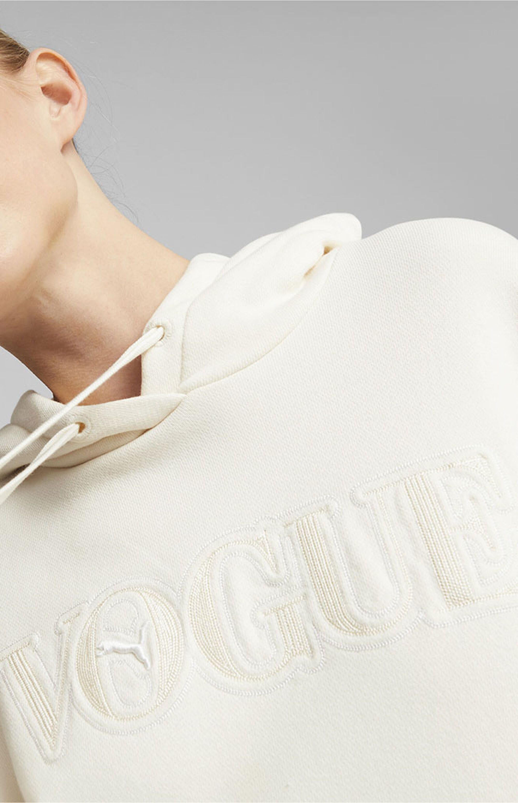 Puma x Vogue White Oversized Hoodie | PacSun | PacSun