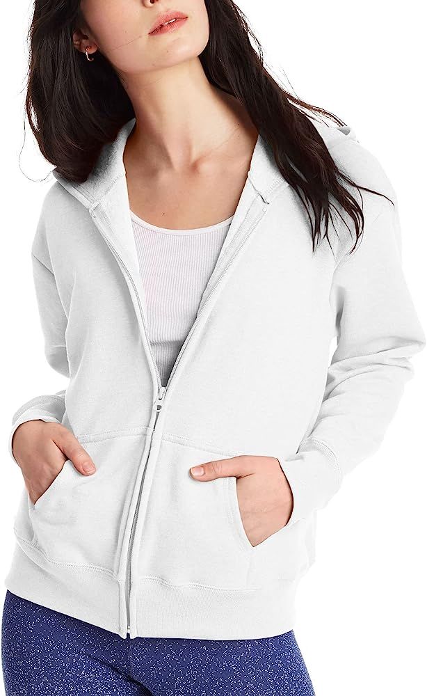 Hanes XX-Large Full-Zip Hooded, EcoSmart Sweatshirt, Women's Comfortable Hoodie | Amazon (US)