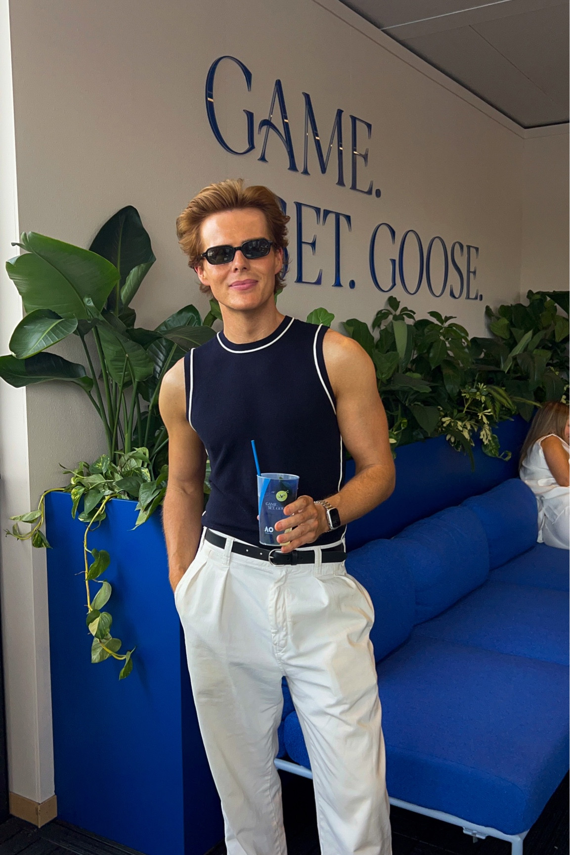 Australia Open Outfit with Grey Goose 