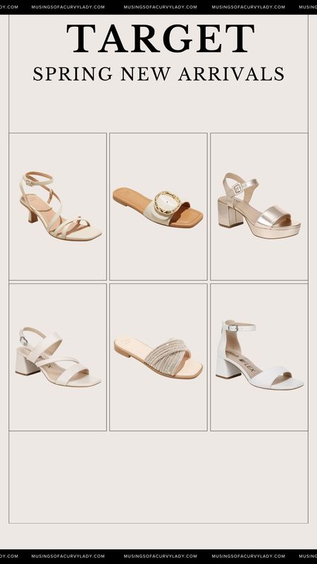 Can’t get enough of these spring new arrivals from Target🤩 Shop my faves🤍

shoe crush, target, heels, sandals, neutrals, vacation outfit inspo, white shoes, cruise, beach shoes, style guide, spring, summer, trending shoes

#LTKfindsunder100 #LTKSeasonal #LTKshoecrush
