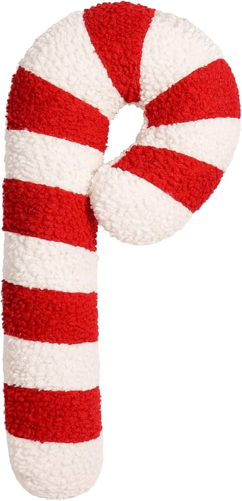 Christmas Candy Cane Peppermint Pillow Christmas Throw Pillows Christmas Lollipop Pattern Decorat... | Amazon (US)