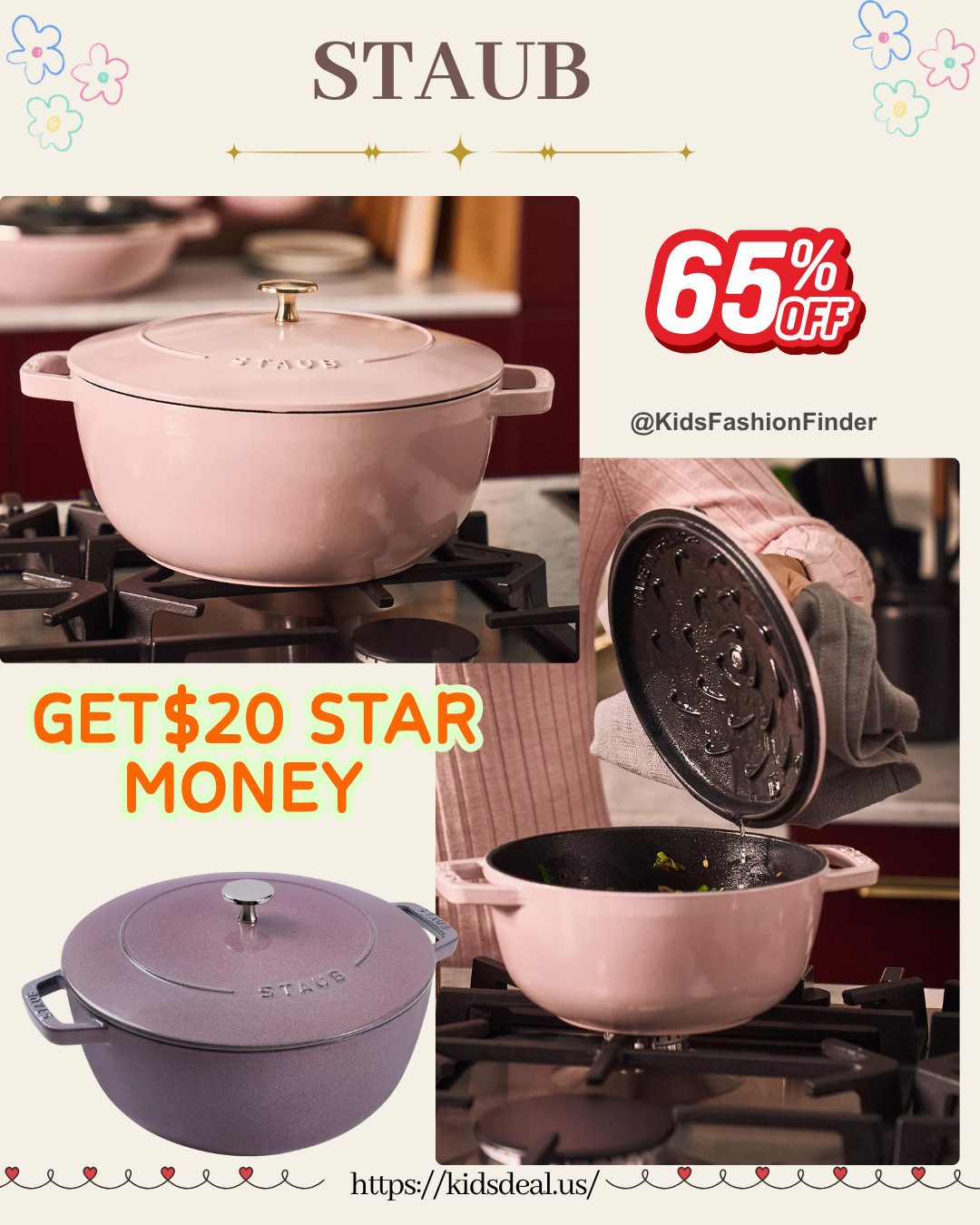 Kitchen upgrade deal 🍳✨

Staub Cast Iron 5-Qt Essential French Oven
Now 65% OFF — under $200 🙌

Bonus 🎉 get $20 Star Money

Perfect for soups, stews & everyday cooking 🍲
Beautiful, durable & built to last 💛

#staub #castiron #kitchenessentials #cookware #homecooking #dealalert #momfinds #usamom 

 

#LTKmomlife #LTKHome #LTKSaleAlert