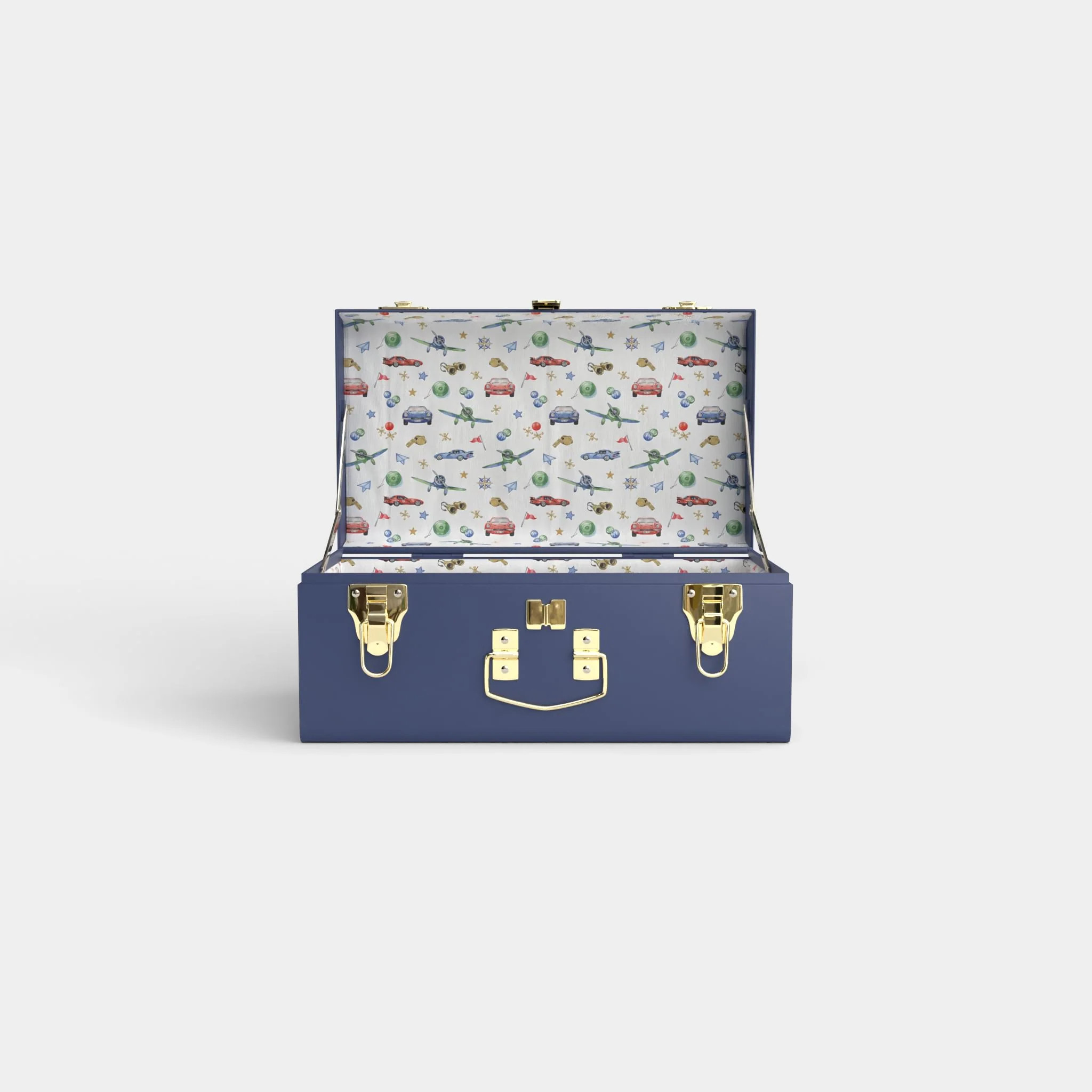Warehouse Sale Navy Mini Trunk | Petite Keep, LLC
