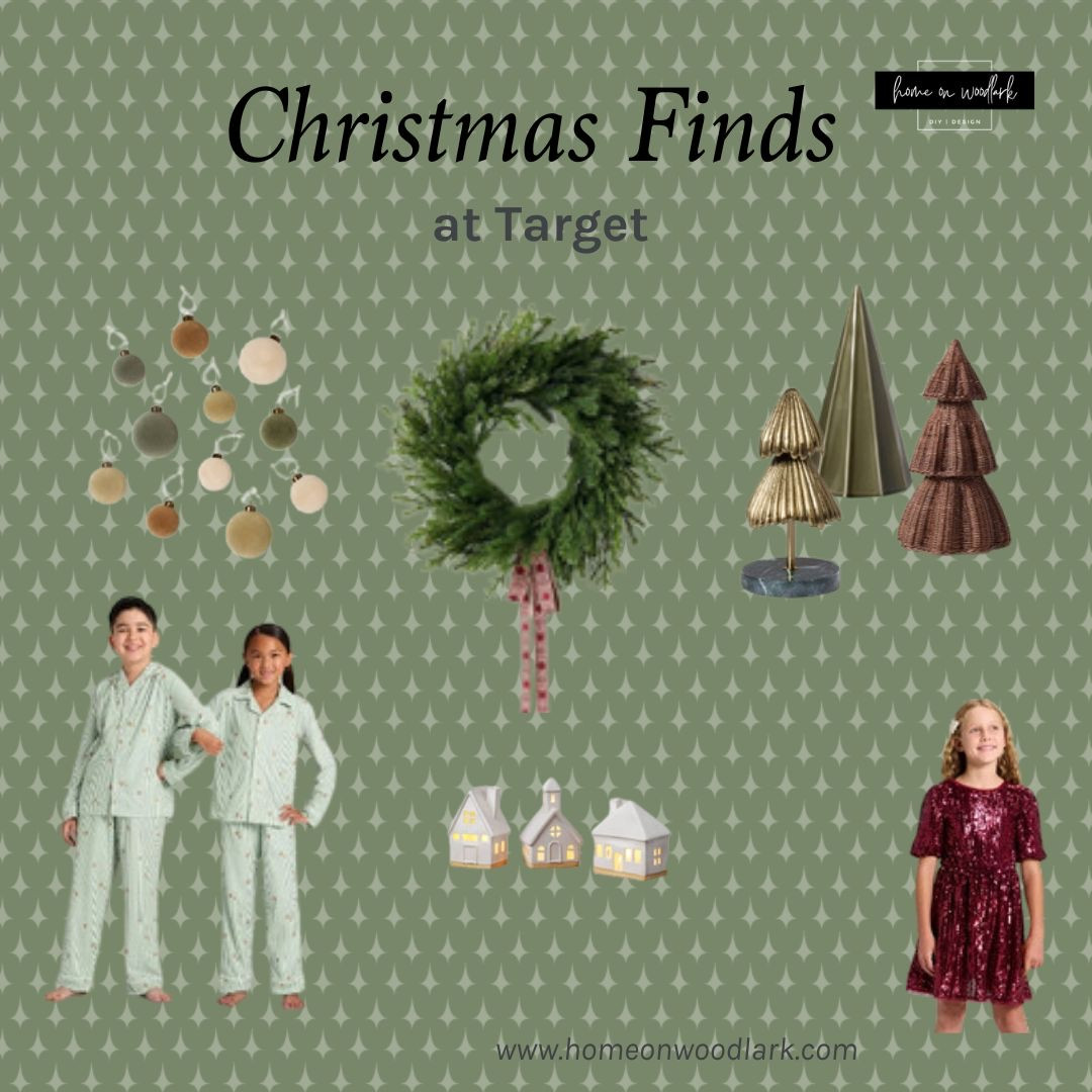 Christmas holiday decor and  finds at Target.  

Christmas gingerbread pajama sets.  Christmas houses.  Girls Christmas red dress. Wreath.  Bulb ornament.  Velvet ornaments.  Christmas rattan tree.  Small trees.  

#LTKSeasonal #LTKHoliday #LTKHome