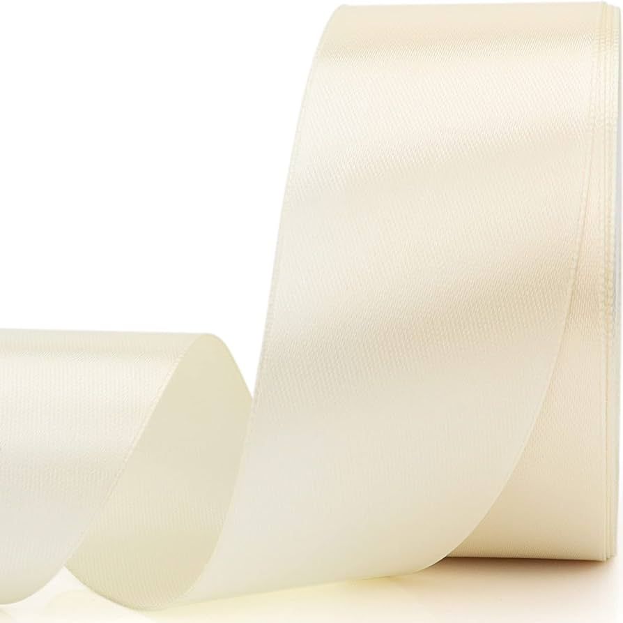 Nsilu 25 Yards 1-1/2 inches Wide Satin Ribbon Suitable for Wedding, Party and Gift Box Packaging ... | Amazon (US)