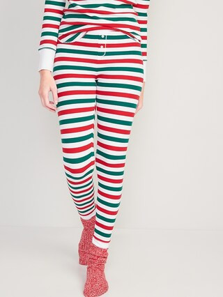 Matching Printed Thermal-Knit Pajama Leggings for Women | Old Navy (US)