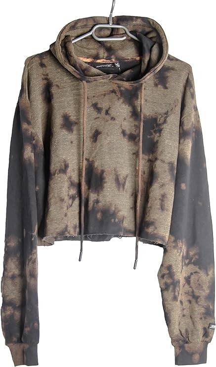 Women’s Tie Dye Crop Top |Handmade Long Sleeve Crop Top Cropped Hoodies For Women | Amazon (US)