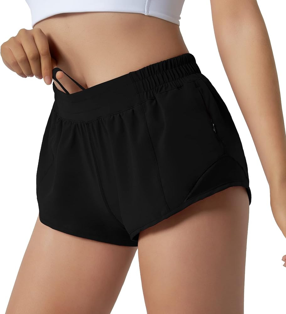 Aurefin Running Shorts for Women,Quick Dry Athletic Sports Shorts Lightweight Active Workout Gym ... | Amazon (US)