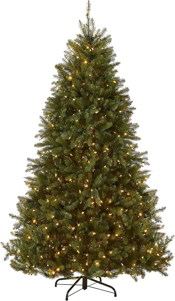 National Tree Company 7.5ft Pre-Lit Dunhill Fir Artificial Christmas Tree | Amazon (US)