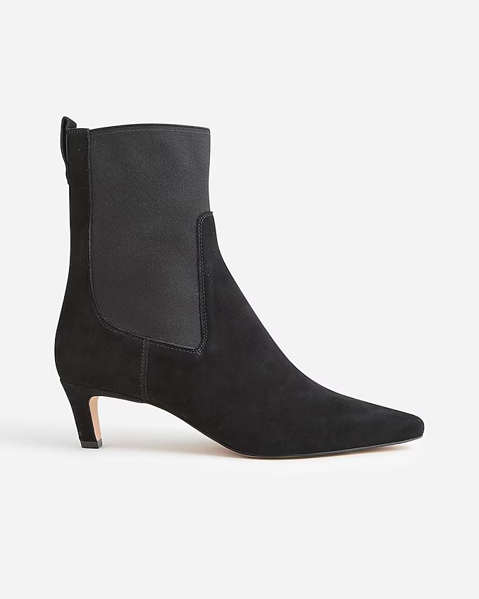 Stevie pull-on boots in suede | J.Crew US