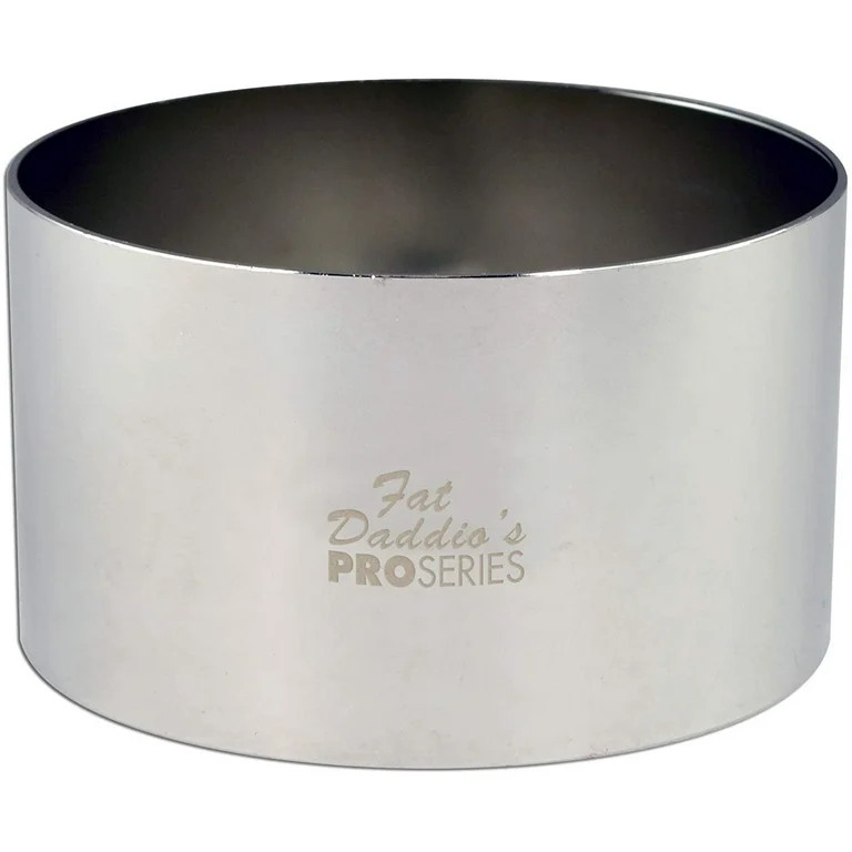 Fat Daddio's Stainless Steel Round Cake and Pastry Ring, 3 Inch x 1.75 Inch | Walmart (US)