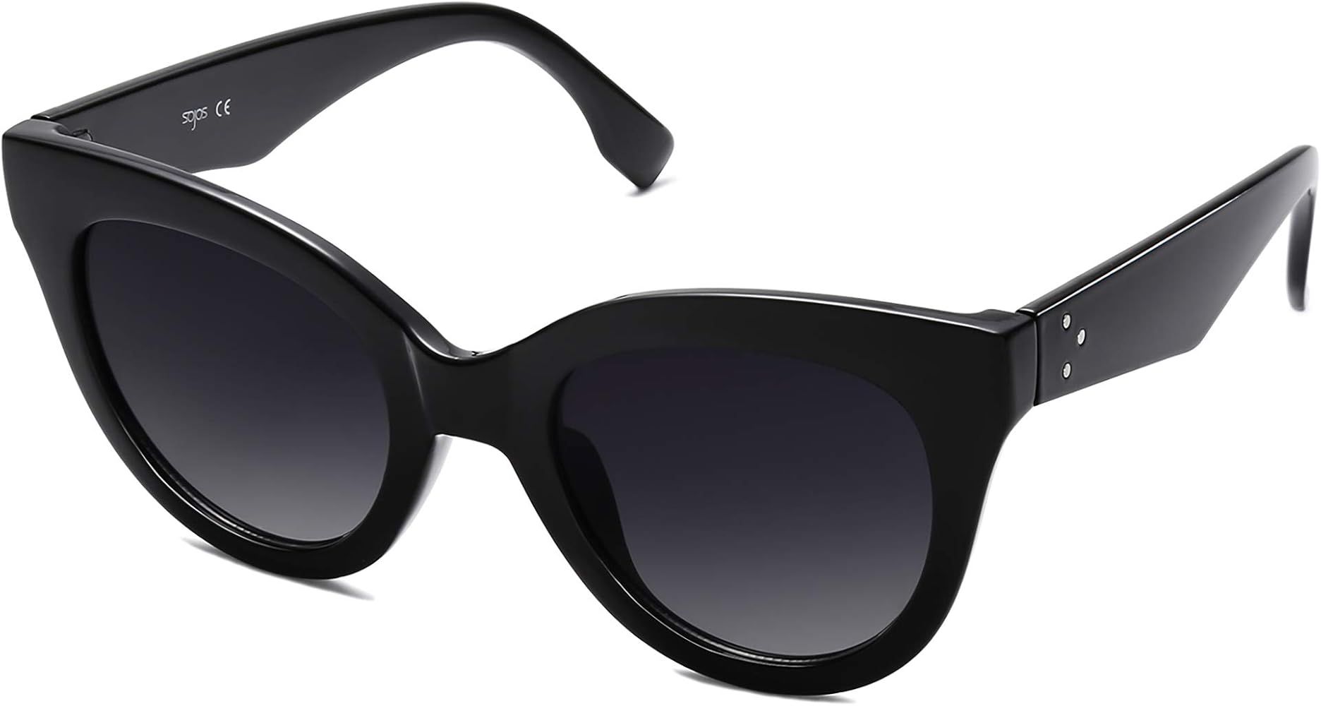 Amazon.com: SOJOS Retro Vintage Oversized Cateye Women Sunglasses Designer Shades HOLIDAY SJ2074 ... | Amazon (US)