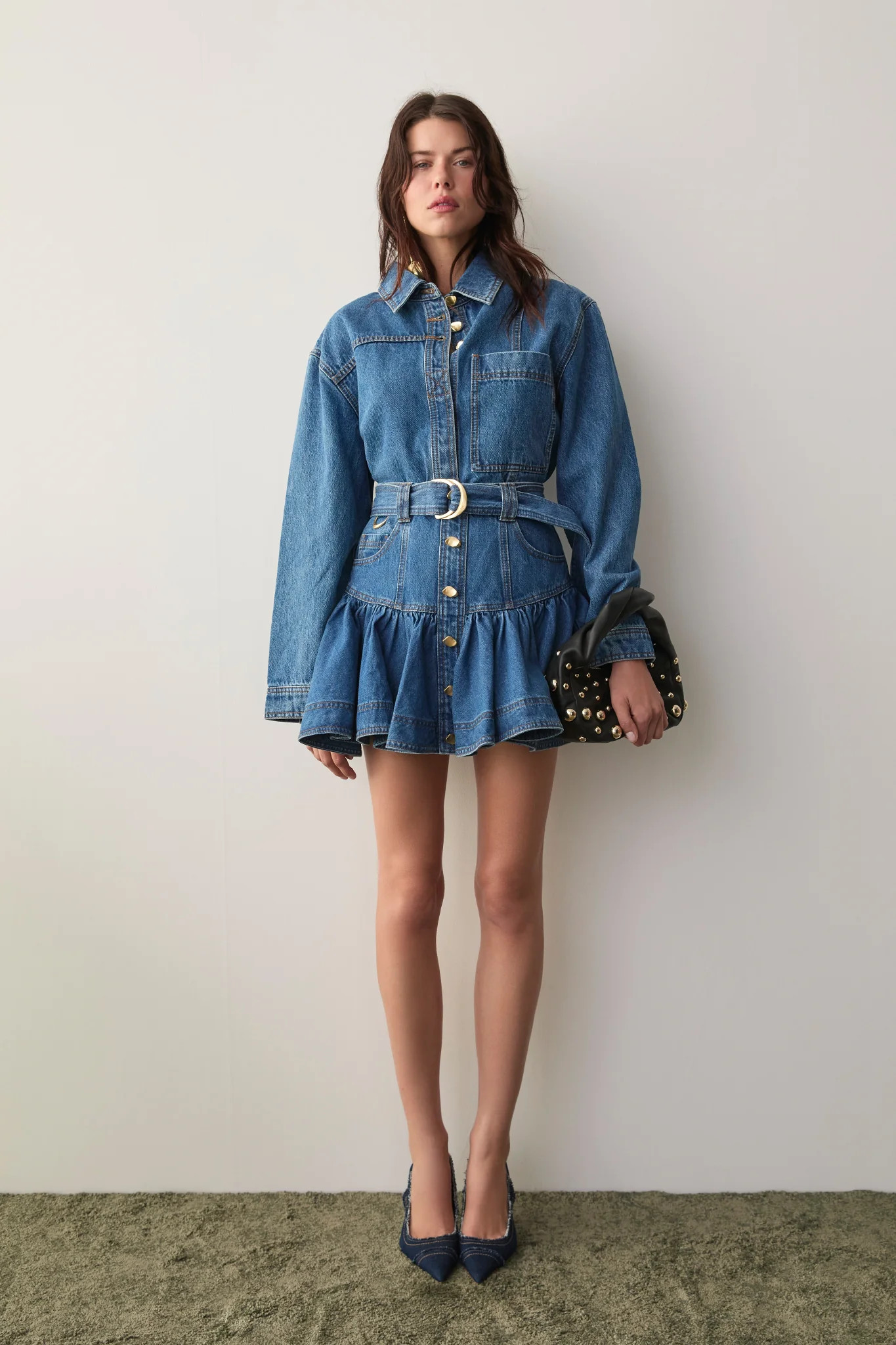 Elena Denim Mini Skirt | aje. (Australia and New Zealand)