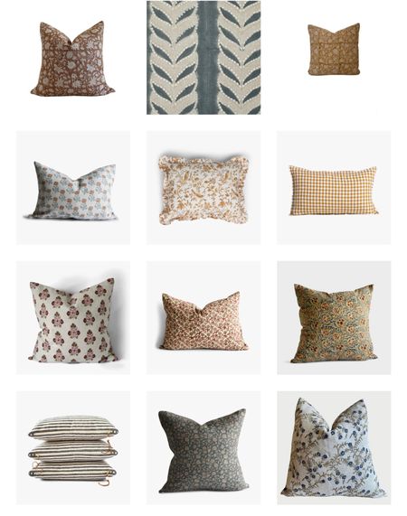 Block print pillows similar to mine plus a brand new source I’m LOVING for beautiful pillows. #homedecor #interiordesign #pillows

#LTKhome