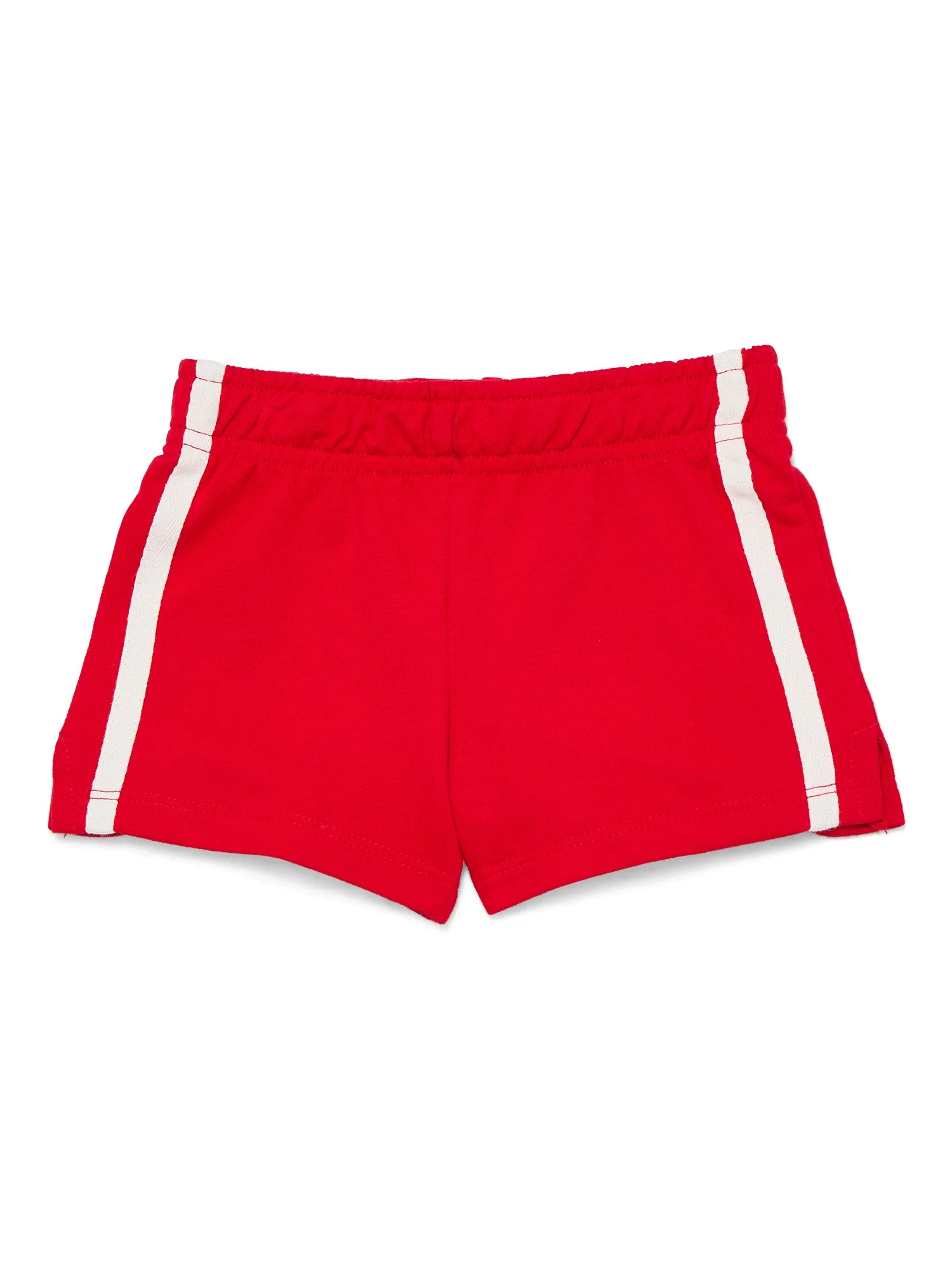 Wonder Nation Baby Boy French Terry Taped Shorts, Sizes 0-24 Months | Walmart (US)