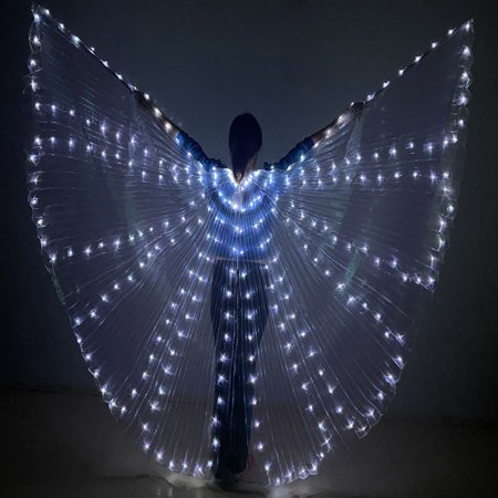 ANAJOY Free Shipping LED Wing Belly Dance Halloween With Telescopic Stick Performance Prop For Women | Walmart (US)