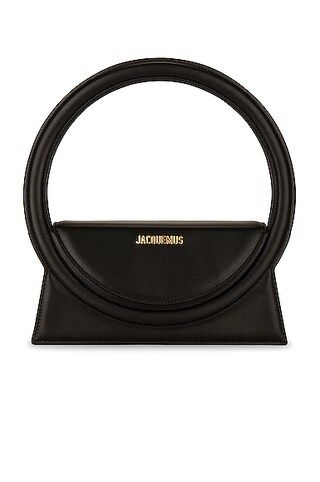 JACQUEMUS Le Sac Rond Bag in Black | FWRD | FWRD 