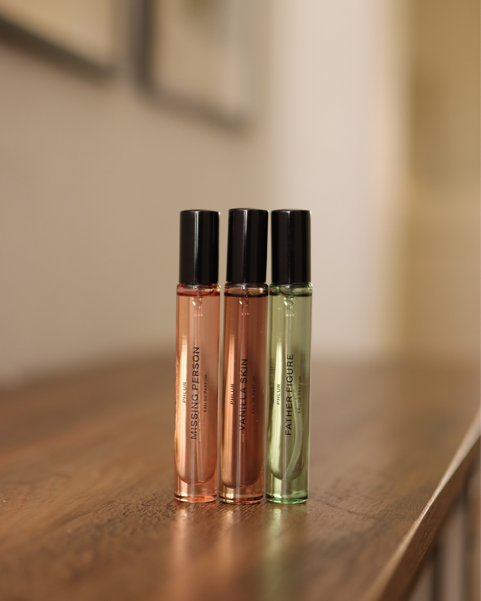 I always carry a travel sized fragrance with me to touch up when I’m out and about, so these from PHLUR are going right in my purse! My favorite is father figure.