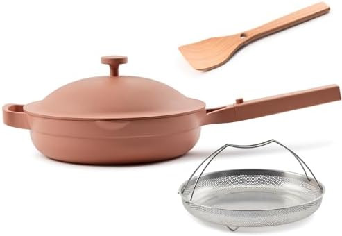 Our Place Always Pan 2.0-10.5” (2.6 Qt) Nonstick, Toxin-Free Ceramic Cookware | Patented 10-in-... | Amazon (US)