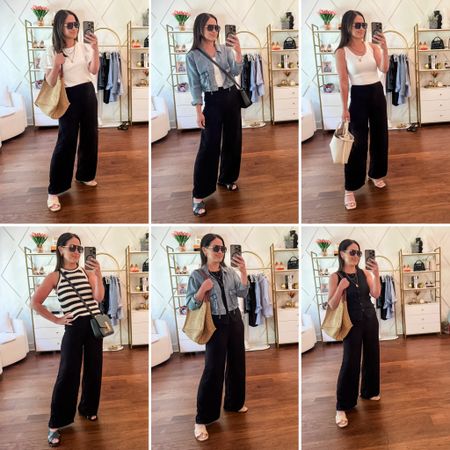 Black linen pants styled 6 ways from our summer capsule - casual summer looks - fashion over 40 - use code blairsp24 for 20% off at splendid 

#LTKOver40 #LTKFindsUnder50 #LTKStyleTip