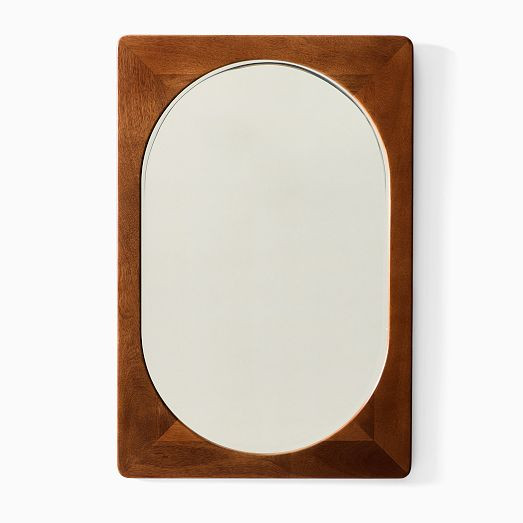 Tate Wood Rectangle Wall Mirror | West Elm (US)