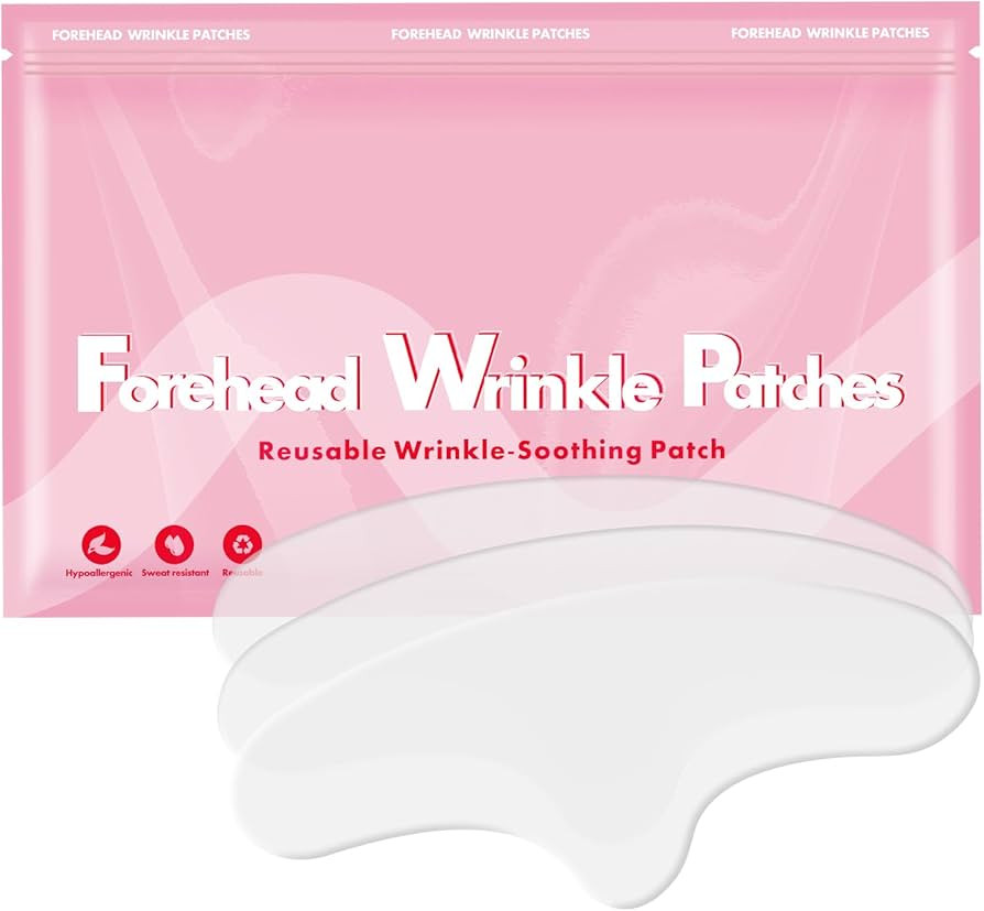 Reusable Forehead Wrinkle Patches, Silicone Anti Wrinkles Patches, Moisturizing Forehead and Betw... | Amazon (UK)
