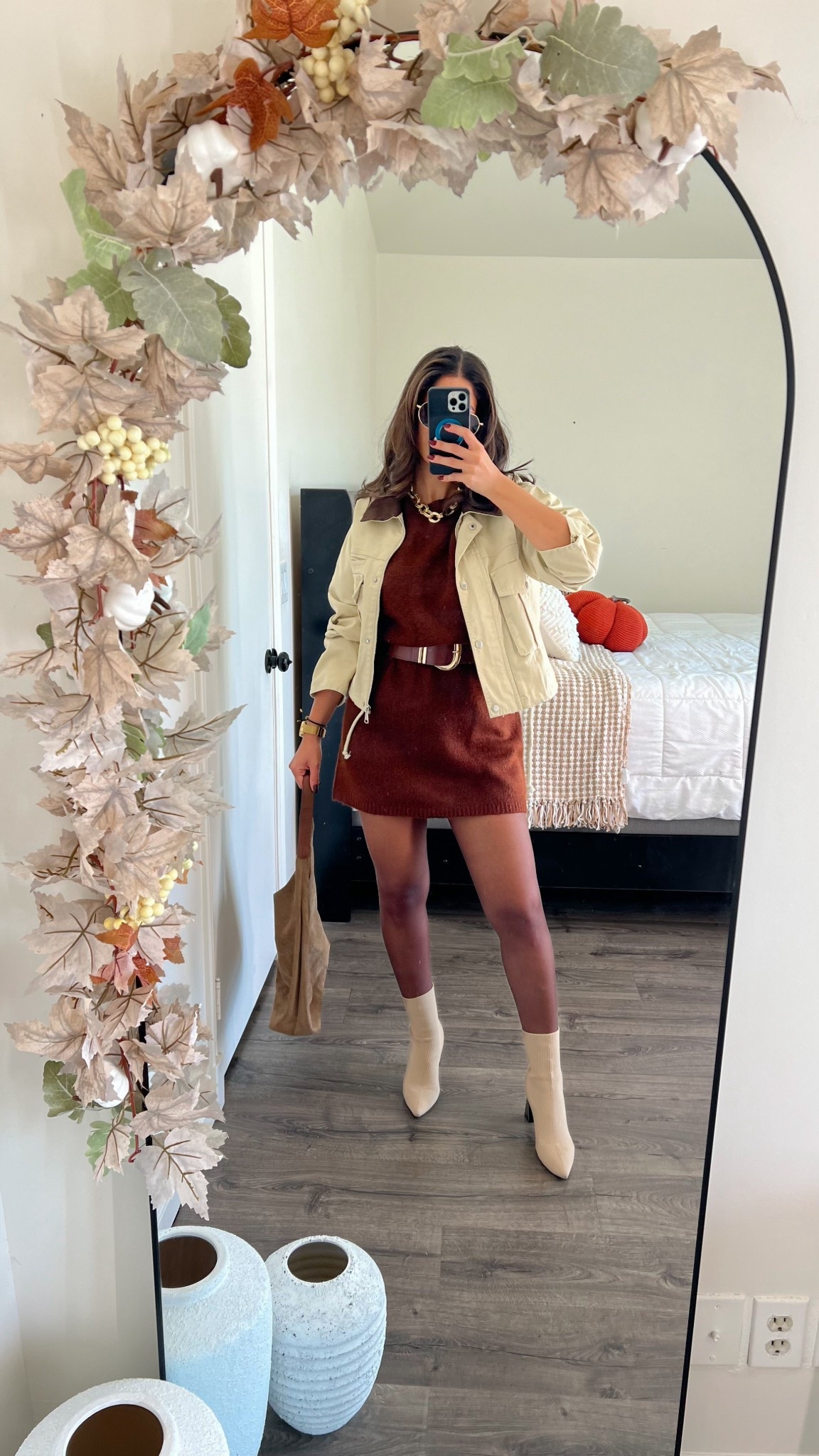 The perfect Thanksgiving outfit . These are my favorite tights, wore them so much last year and not a single rip

#LTKHoliday #LTKStyleTip #LTKFindsUnder50