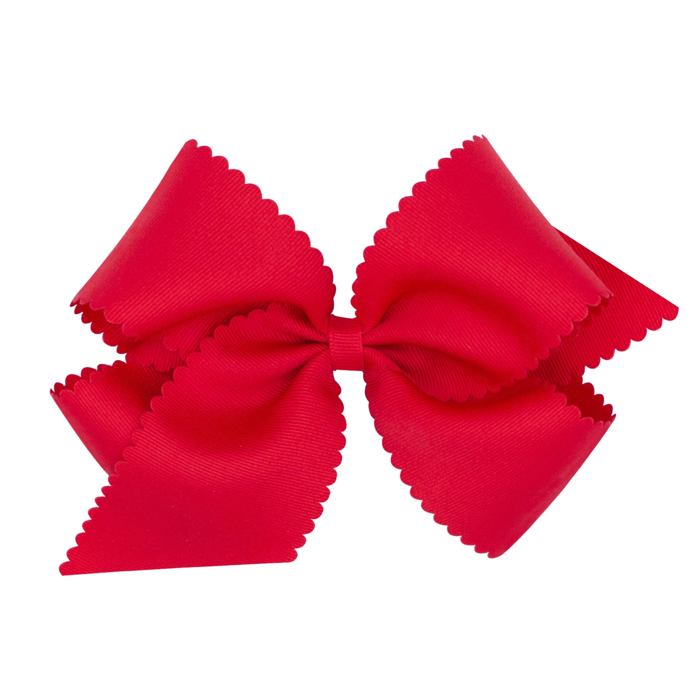 Scalloped Hair Bow - King | The Horseshoe Crab