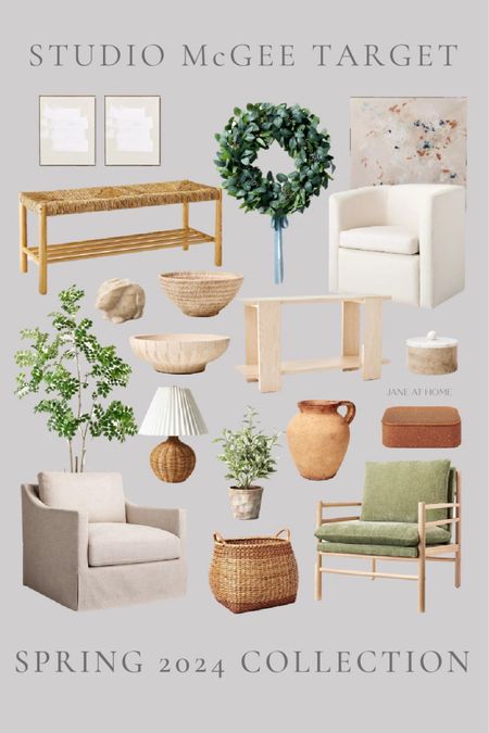 The Studio McGee Target Spring 2024 collection is scheduled to launch on December 26 at 12:00 am (PT)! This new release is filled with gorgeous home decor, furniture, rugs, greenery, lighting, and more for every room in the home! Here are a few of my favorites 🤍



#LTKhome #LTKfindsunder50 #LTKfindsunder100