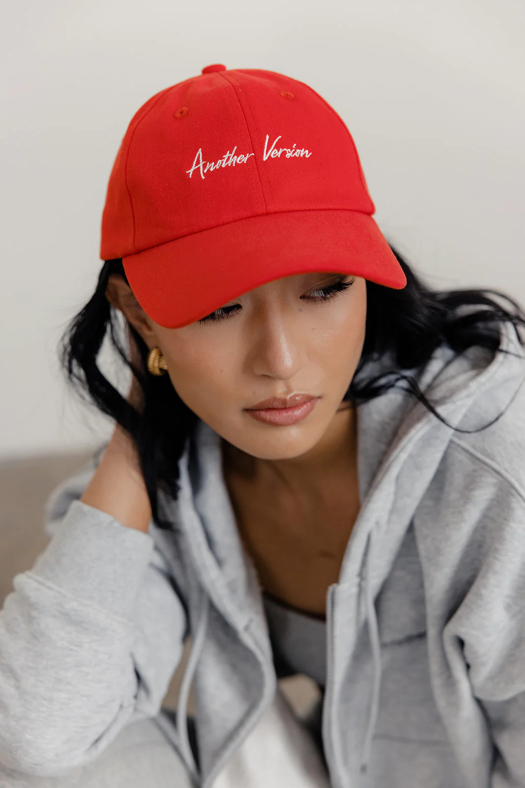CURSIVE LOGO CAP - RED | Another Version