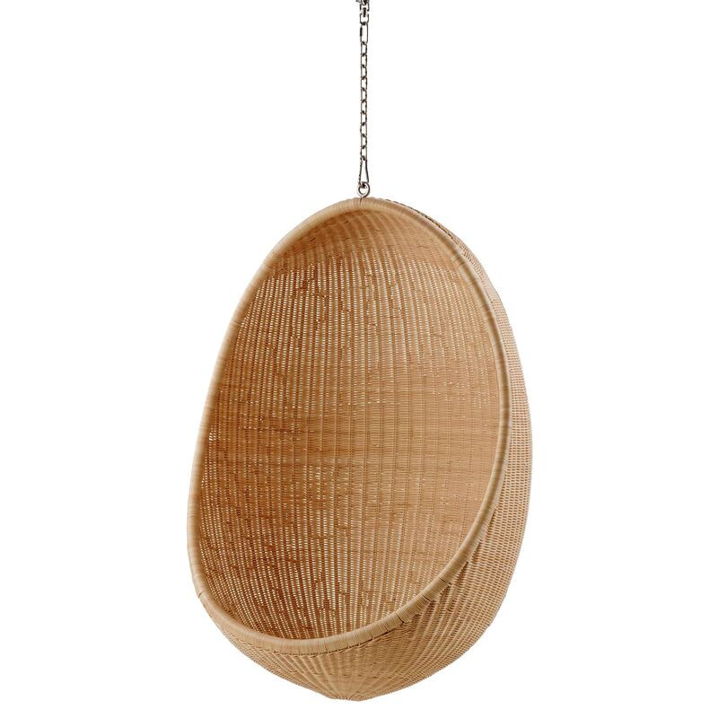 Hanging Outdoor Egg Chair, Natural | One Kings Lane