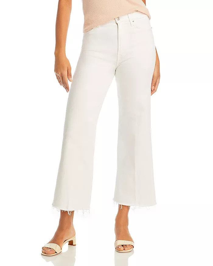 Cropped Jo Ultra High Rise Wide Leg Jeans in Soleil | Bloomingdale's (US)