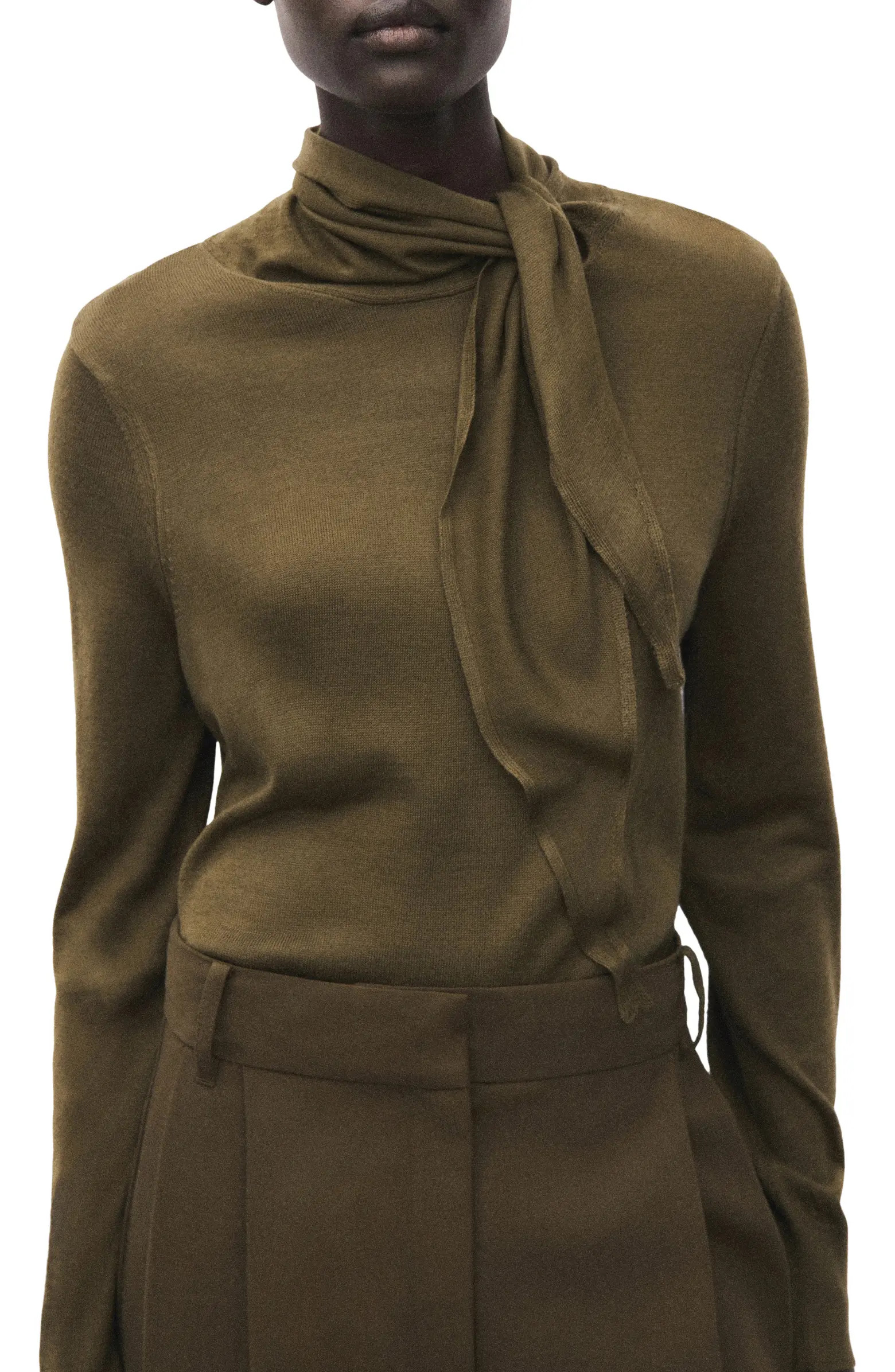 Knotted Turtleneck Sweater | Nordstrom