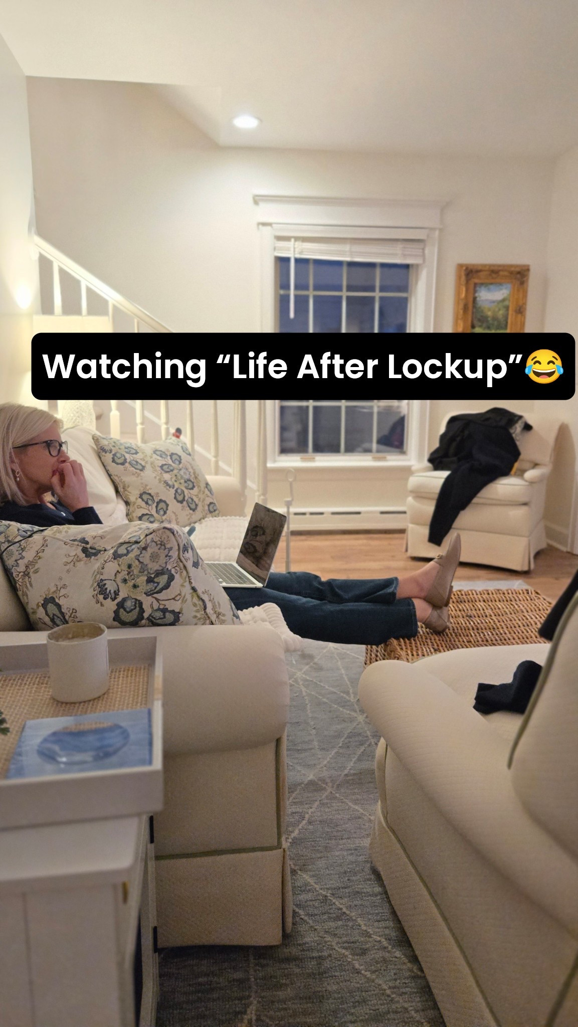 Yeah-I was watching “Life After lockup”. It’s terrible but I still watch 😅

#LTKOver40 #LTKdayinmylife #LTKHome