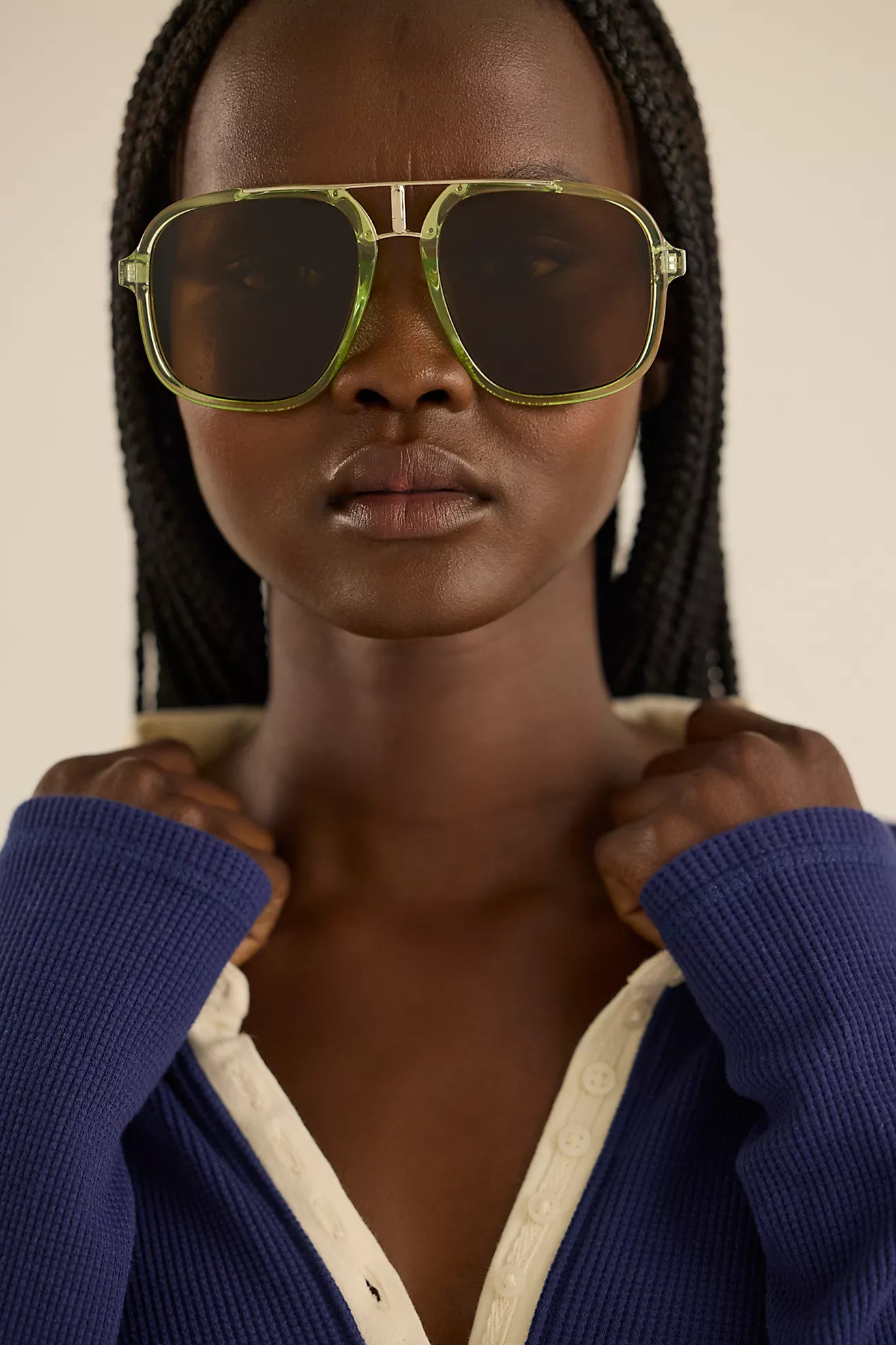 Janis Detail Aviator Sunglasses | Free People (Global - UK&FR Excluded)